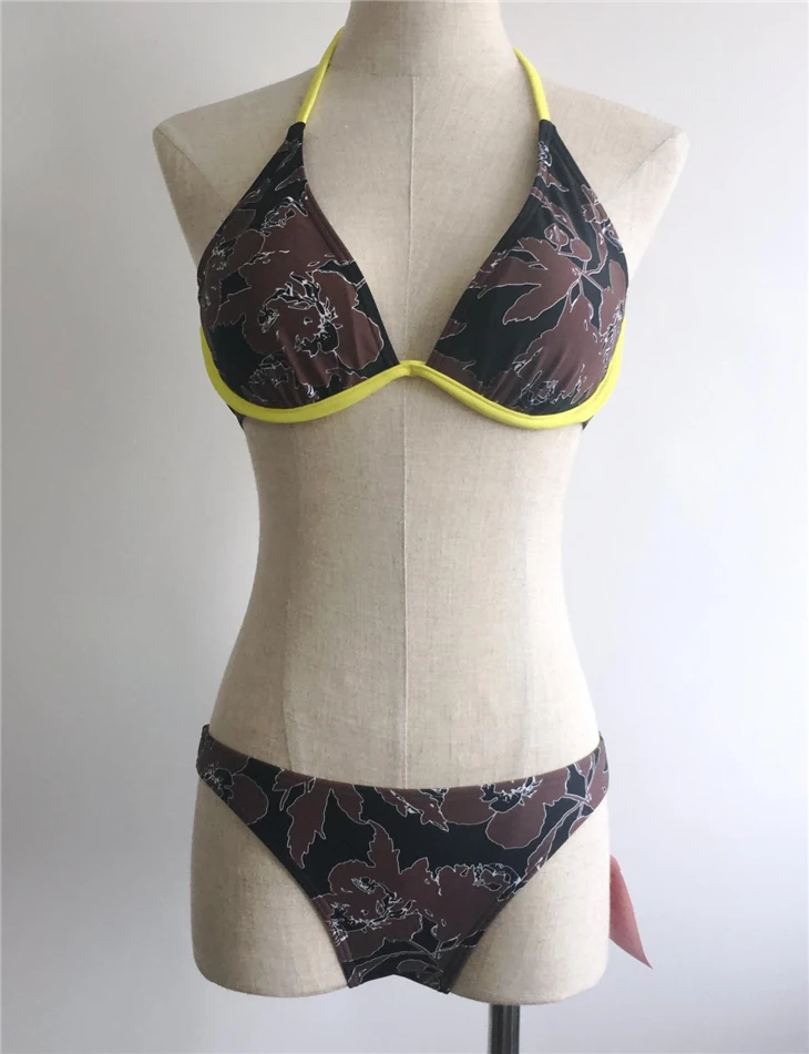 Bikini kostim s otisnutim halterima